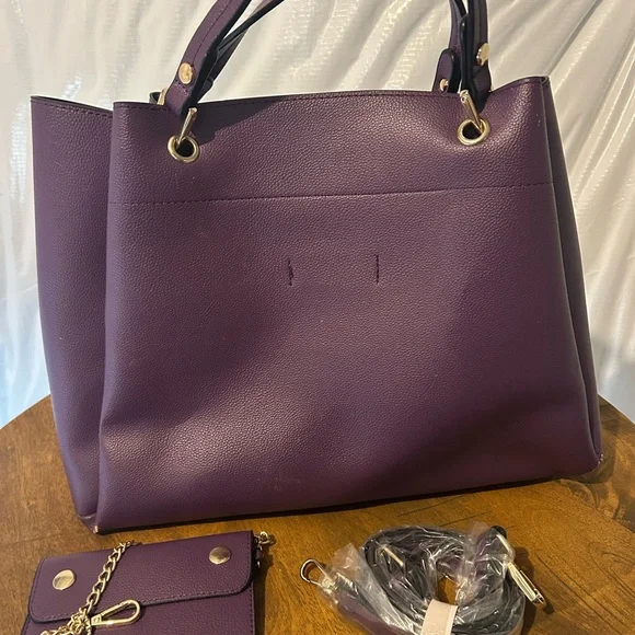 Purple tote bag - Picture 4 of 7